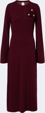 Jardin Des Orangers Embellished wool and cashmere sweater dress