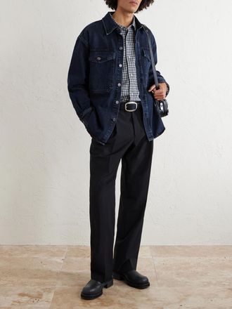 Acne Studios Checked Organic Cotton-Flannel Shirt