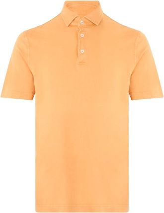 Fedeli Casual Polo Shirt - Heren - Polos - Oranje - L - Katoen - Tops