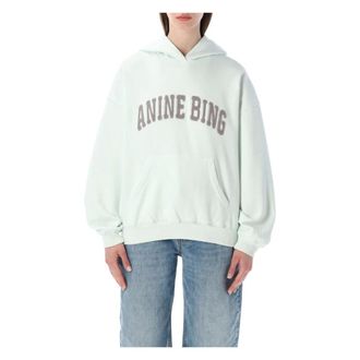 Anine Bing Hoodies, female, Green, Size: XS Harvey Hoodie