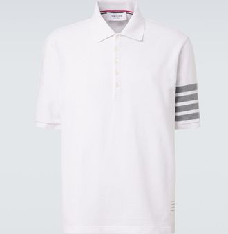 Thom Browne 4-Bar cotton polo shirt