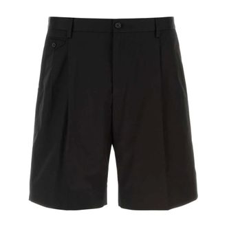 Dolce & Gabbana Casual Shorts, male, Black, Size: 2XL Bermuda Shorts