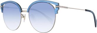Police Blauwe Dames Zonnebril Vlinder Stijl - Dames - Zonnebrillen - Blauw - ONE Size - Accessoires