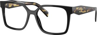 Prada Glasses, unisex, Black, Size: 54 MM Rectangular Optical Frame