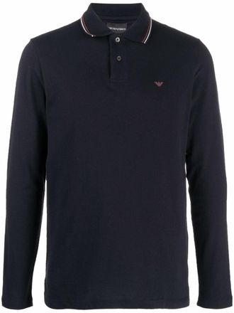 Emporio Armani Logo Cotton Polo Shirt