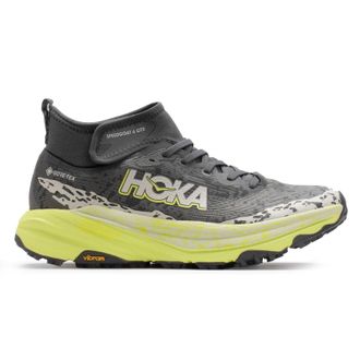 Hoka One One Hoka Speedgoat 6 Mid GTX Textile Mens Running Trainers - Outer Orbit Lettuce - Size:UK 11.5