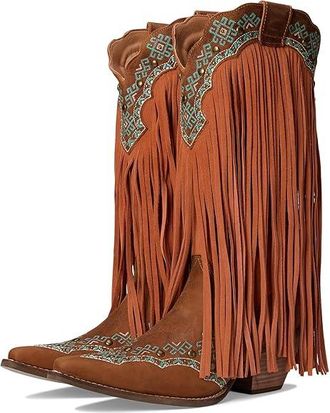 Dingo Tequila Sunrise Suede Womens Boots Cowboy Womens Boots Rust : 6.5 B - Medium, Leather