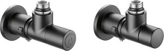 Caleffi V&aacute;lvulas High-style Para Radiadores Toalleros Negro Mate Caleffi 400103 Negro Mate