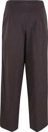 Dries Van Noten Dames, Broeken, Bruin, Maat: 3XS Katoen