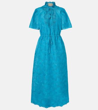 Valentino Cotton lace maxi dress