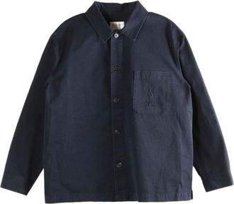 Saint Laurent Mens Cotton Overshirt