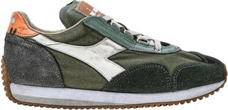 Diadora Equipe H Dirty Stone Wash Evo Sneakers - Heren - Sneakers - Groen - 38 1/2 EU - Schoenen