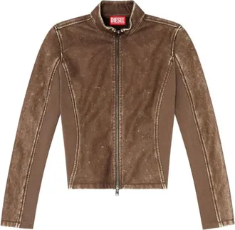 Diesel Jassen, Dames, Bruin, S, Bomber Jassen
