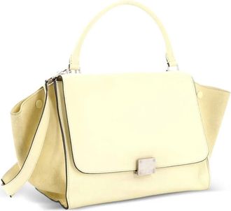 Celine Trapeze Bag Leather Medium satchel - Giallo