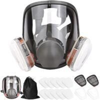 OEM M&aacute;scara Antig&aacute;s Reutilizable 16 En 1 - Protecci&oacute;n Contra Part&iacute;culas - 2 Cartuchos + 10 Filtros De Algod&oacute;n - Ajuste C&oacute;modo Para Trabajos De Pintura