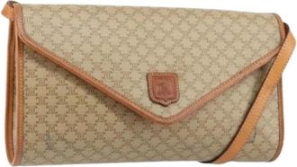 Celine Pre-owned Vintage Canvas Crossbody Tas - Dames - Vintage Schoudertas - Beige - ONE Size - Vintage
