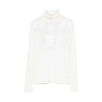 Max Mara Saluto Sweater - Dames - Coltruien - Wit - L - Truien & Vesten
