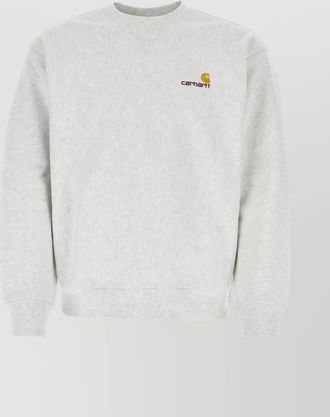 Carhartt Work in Progress cotton crew neck sweatshirt script