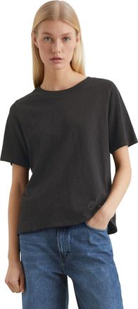 Marc O'Polo Denim T-Shirt MARC OPOLO DENIM, Damen, Gr. XL, schwarz, Jersey, Obermaterial: 100% Baumwolle, loose fit, Rundhals, Shirts T-Shirt, im cleanen Basic-Look