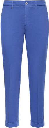 Fay Slim Fit Broeken - Dames - Chinos - Blauw - W27 - Katoen - Broeken