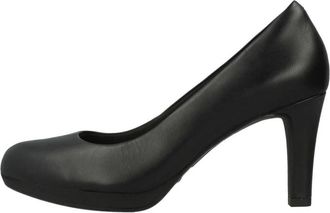 Clarks Adriel Viola - Dames - Pumps - Zwart - 36 EU - Leer - Schoenen