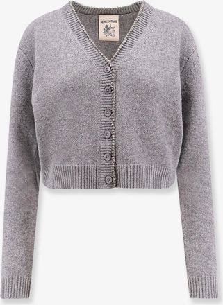 Semicouture Cardigan in lana e cashmere con strass - SEMICOUTURE - gender_Woman
