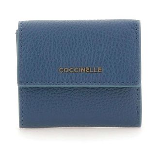 Coccinelle Wallets & Cardholders, female, Blue, Size: ONE SIZE Metallic Soft Small