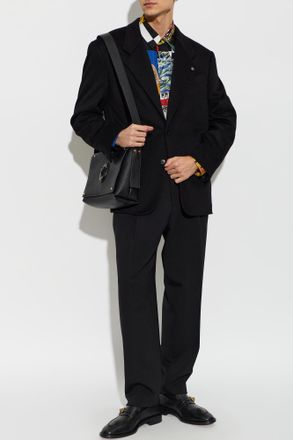 Versace Cashmere Jacket, Mens, Black