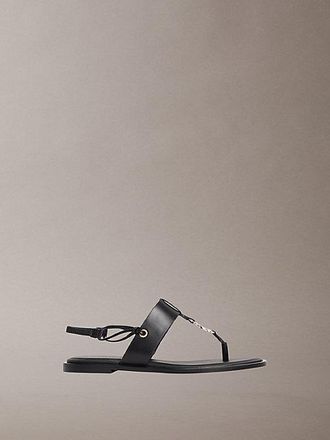 Calvin Klein Filomena - Leren slingback sandalen