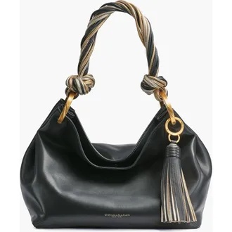 DKNY Glenwood Small Shoulder in Black/gold at Nordstrom