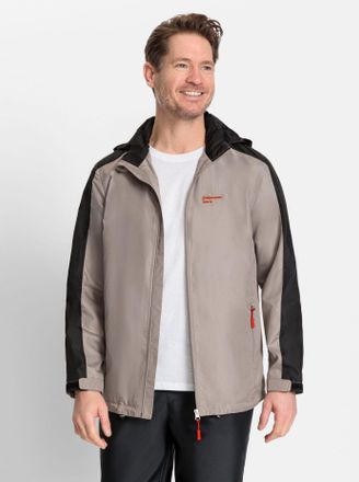 Catamaran Funktionsjacke CATAMARAN, Herren, Gr. 54, schwarz (taupe, schwarz), 100% Polyester, unifarben, Jacken Funktionsjacke
