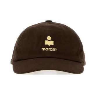 Isabel Marant Tomas Cap - female - Isabel Marant - Hats & Caps - Brown - 57 CM - Accessories