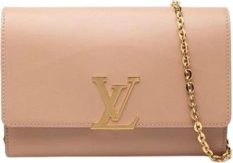 Louis Vuitton Pre-owned Louise GM - Dames - Vintage Schoudertas - Beige - ONE Size - Leer - Vintage