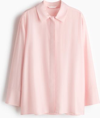 H&M Oversized Bluse - Pink