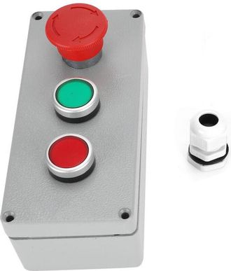 OEM Caja De Interruptores De 3 Botones, Control De Operaci&oacute;n, Caja De Conexiones De Aluminio Fundido Impermeable Ip66 Para Uso En Exteriores (175 80 55)