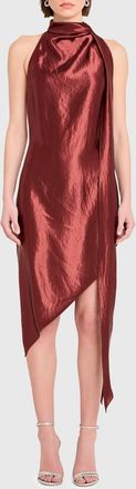 Amanda Uprichard Vallani Dress In Russet
