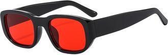 Generic Outdoor Men Vacation Sunglasses Sports Beach Women Driving Sun Glasses(Red)