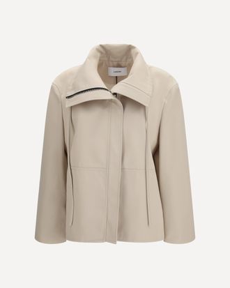 Lardini High-Collar Jacket Female 42