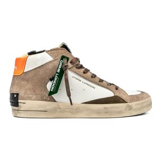 Crime London Sneakers, male, Multicolor, Size: 10 US Beige Sneakers with Premium Materials