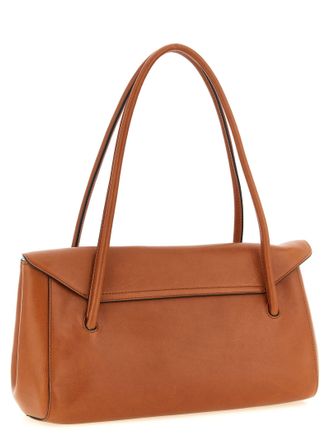 Marni Womens Brown Calfskin Shoulder Bag