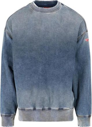 Diesel Stijlvolle Hoodies voor Mannen - Heren - Sweatshirts - Blauw - S - Katoen - Hoodies & sweatvesten