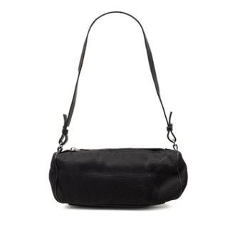 Saint Laurent Pre-owned Shoulder Bags, female, Black, Size: ONE SIZE Pre-owned Nylon Shoulder Bag
