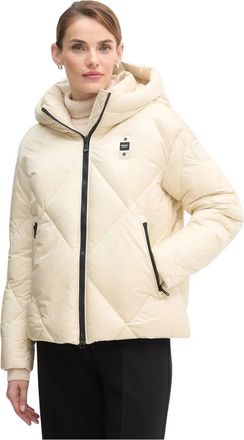 Blauer Lamartine Jacket - Dames - Gewatteerde jassen - Beige - M - Leer - Jassen