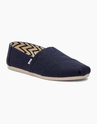 Toms Toms Mens Alpargata Mens Slip On Shoes - Navy - Size: 11