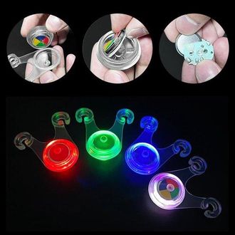OEM Linternas Compactas Para Camping (12 Unidades) - Con Cable Para Iluminaci&oacute;n De Tiendas De Campa&ntilde;a Y Bicicletas (4 Colores)