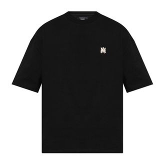 Amiri T-Shirts, male, Black, S, T-shirt with logo