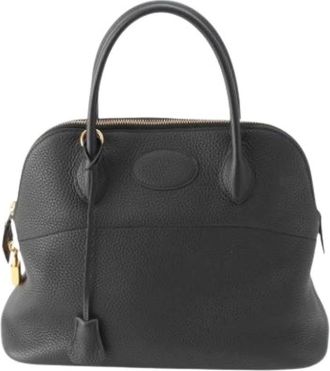 Herm&egrave;s Pre-owned Bolide 31 - Dames - Vintage Handtas - Zwart - ONE Size - Leer - Vintage
