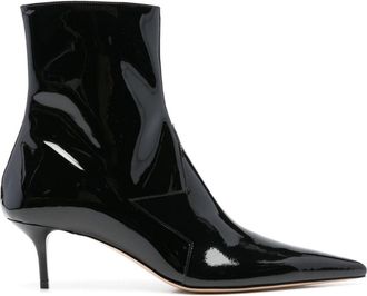 Coperni 65 mm laarzen met uitgesneden details - Zwart