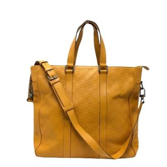 Louis Vuitton Pre-owned Damier Infini Leather Tote Bag - Pre-owned - Mujer - Amarillo - ONE SIZE