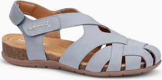 Hotter Womens Carpa Womens Sandals - Grey - Size: 7.5